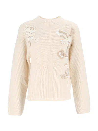 Ermanno Firenze Sweater In Neutral