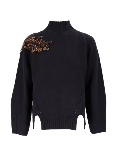 Ermanno Firenze Sweater In Black