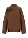 Ermanno Firenze Sweater In Brown