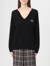 Ermanno Firenze Sweater  Woman Color Black In Multi