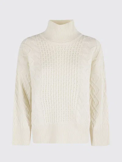 ERMANNO FIRENZE SWEATER ERMANNO FIRENZE WOMAN COLOR WHITE,H68684001