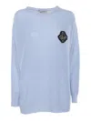 Ermanno Firenze Sweater In Light Blue
