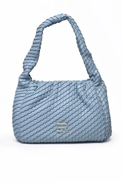 Ermanno Firenze Teagan Hobo Crossbody Bag - Light Blue