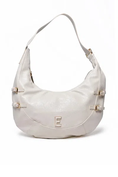Ermanno Firenze Teal Hobo Bag Medium - White