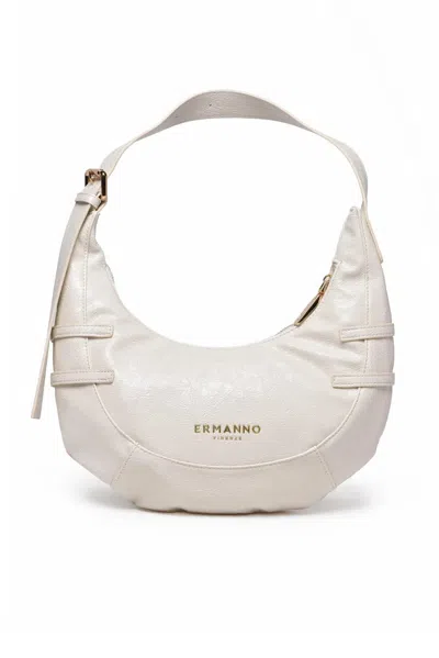 Ermanno Firenze Teal Hobo Bag - White