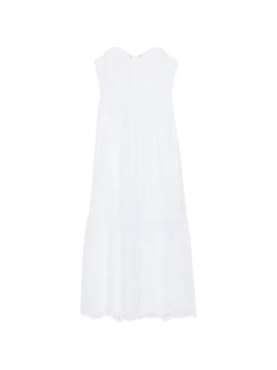 Ermanno Firenze Dresses Light And Natural In White