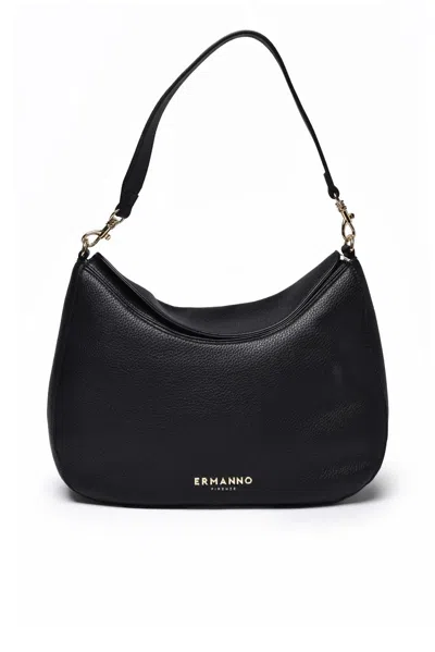 Ermanno Firenze Tiffany Hobo Large - Black