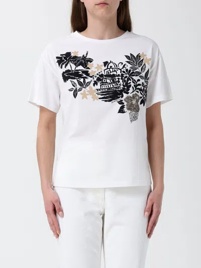 Ermanno Firenze T-shirt Woman In White