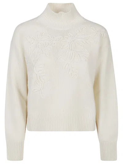 Ermanno Firenze Turtle Neck Sweater In Neutral