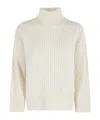 Ermanno Firenze Turtleneck Long-sleeved Sweater In White