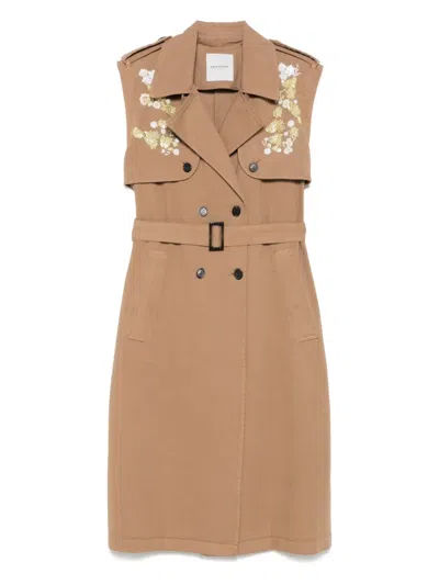 Ermanno Firenze Twill-weave Midi Dress