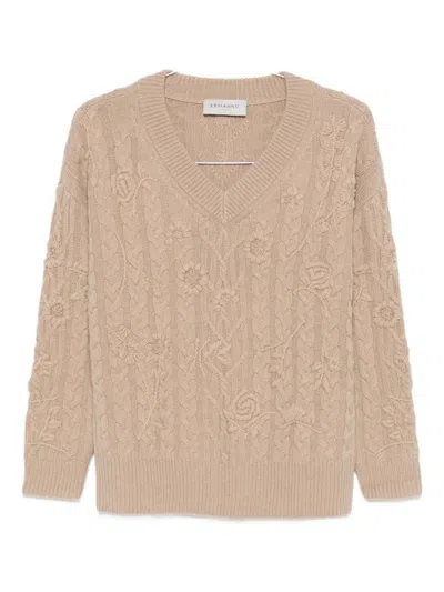 ERMANNO FIRENZE V-NECKED SWEATER