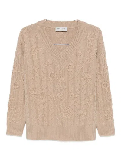 ERMANNO FIRENZE ERMANNO FIRENZE V-NECKED SWEATER
