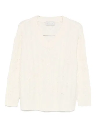 Ermanno Firenze V-necked Sweater In Multi
