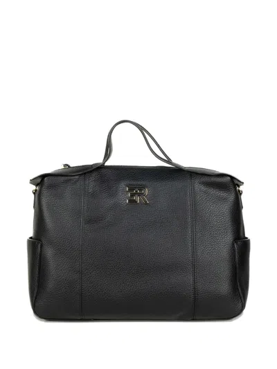Ermanno Firenze Violeta Tote Bag In Black