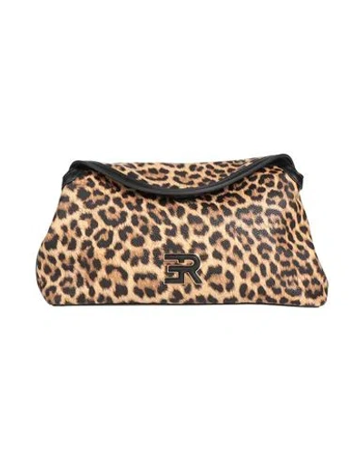 Ermanno Firenze Woman Clutch Mustard Size - Textile Fibers In Yellow