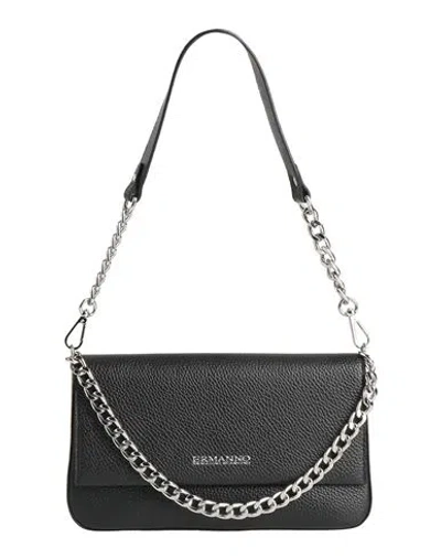Ermanno Firenze Woman Handbag Black Size - Cow Leather