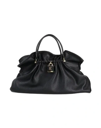 Ermanno Firenze Woman Handbag Black Size - Textile Fibers