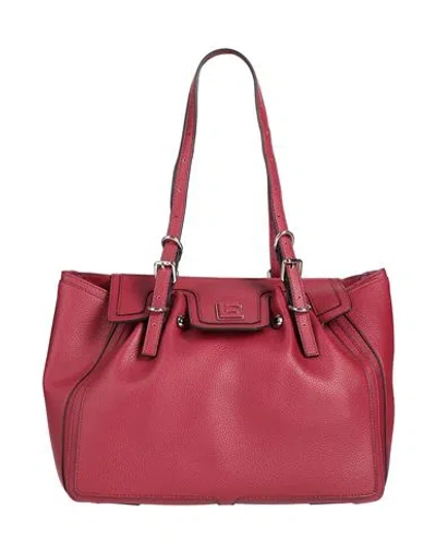 Ermanno Firenze Woman Handbag Brick Size - Textile Fibers In Red