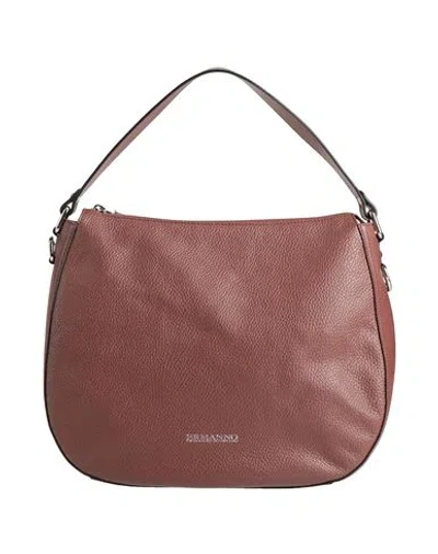 Ermanno Firenze Woman Handbag Brown Size - Cow Leather