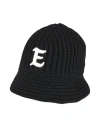 Ermanno Firenze Woman Hat Black Size Onesize Acrylic, Wool, Polyester, Rayon