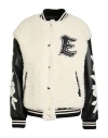 Ermanno Firenze Woman Jacket Ivory Size 6 Polyester, Polyurethane, Synthetic Fibers, Wool, Alpaca Wo