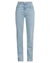 Ermanno Firenze Woman Jeans Blue Size 4 Cotton, Elastane