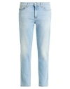 Ermanno Firenze Woman Jeans Blue Size 6 Cotton, Elastane In Blue
