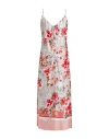 Ermanno Firenze Woman Maxi Dress Grey Size 6 Viscose In Multi
