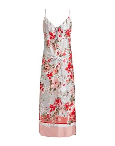 Ermanno Firenze Woman Maxi Dress Grey Size 6 Viscose