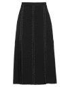 Ermanno Firenze Woman Midi Skirt Black Size 6 Viscose, Polyamide, Elastane In Black