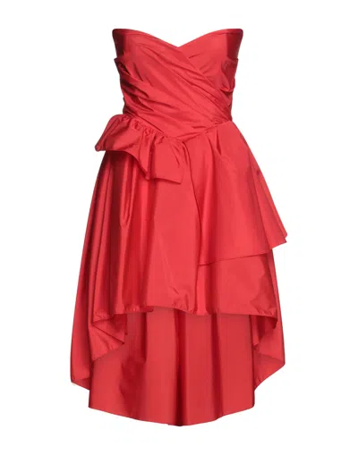 Ermanno Firenze Short Dresses In Red