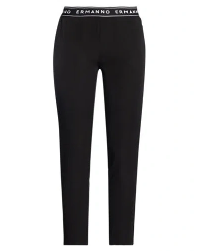 Ermanno Firenze Woman Pants Black Size 4 Polyester, Elastane