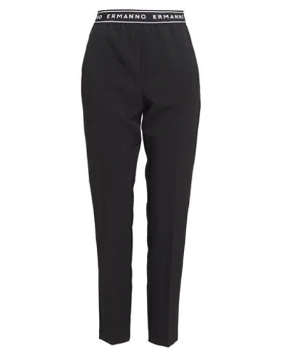 Ermanno Firenze Woman Pants Black Size 4 Polyester, Elastane, Polyamide