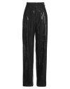 Ermanno Firenze Woman Pants Black Size 6 Polyester, Viscose, Elastane In Black