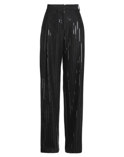 Ermanno Firenze Woman Pants Black Size 6 Polyester, Viscose, Elastane