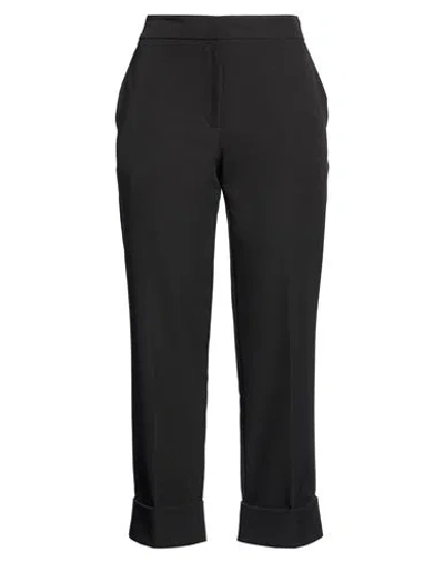 Ermanno Firenze Woman Pants Black Size 8 Polyester, Elastane