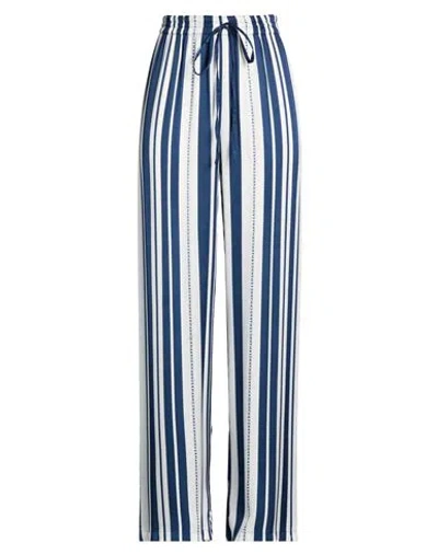 Ermanno Firenze Woman Pants Blue Size 4 Viscose