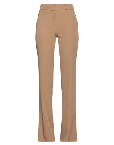 Ermanno Firenze Woman Pants Camel Size 10 Polyamide, Elastane In Beige