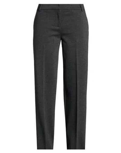 Ermanno Firenze Woman Pants Charcoal Size 4 Viscose, Polyamide, Elastane