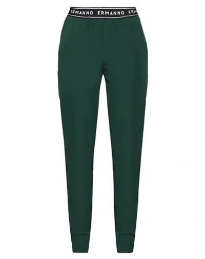 Ermanno Firenze Woman Pants Green Size 4 Polyester, Elastane