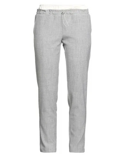 Ermanno Firenze Woman Pants Grey Size 8 Polyester, Viscose, Elastane
