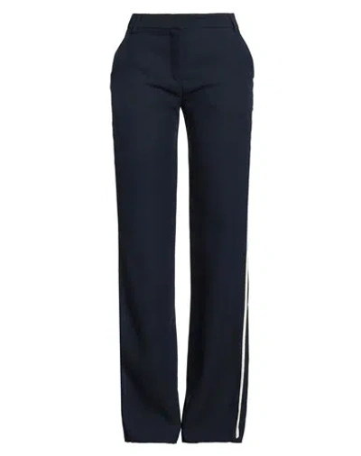 Ermanno Firenze Woman Pants Midnight Blue Size 10 Polyester