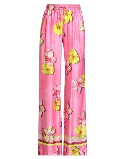 Ermanno Firenze Woman Pants Pink Size 8 Viscose