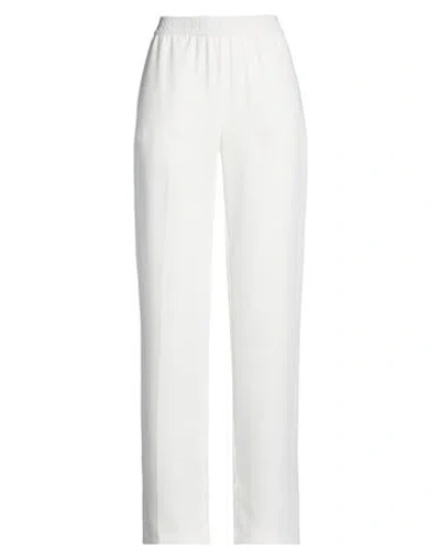 Ermanno Firenze Woman Pants White Size 4 Polyester