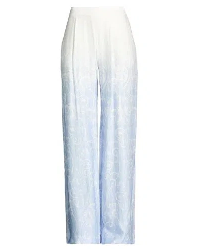 Ermanno Firenze Woman Pants White Size 8 Viscose In Neutral