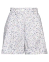 Ermanno Firenze Woman Shorts & Bermuda Shorts White Size 8 Cotton In White