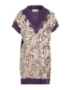 Ermanno Firenze Woman Sweater Purple Size 6 Polyamide In Purple