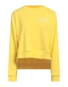 Ermanno Firenze Woman Sweatshirt Yellow Size 10 Cotton In Yellow