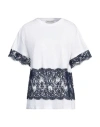 Ermanno Firenze Woman T-shirt White Size 8 Cotton, Polyamide